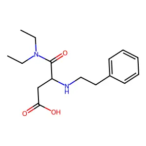 N,N-Diethyl-N~2~-(2-phenylethyl)-alpha-asparagine structure