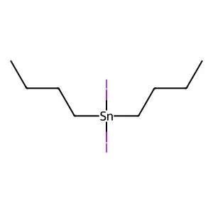 Stannane, dibutyldiiodo- structure