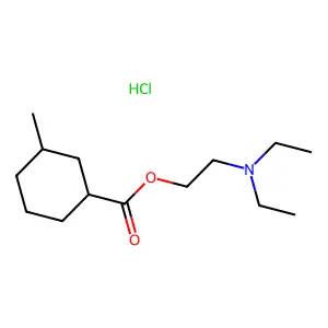 2-(Diethylamino)ethyl 3-methylcyclohexane-1-carboxylate, (1R,3S)- structure