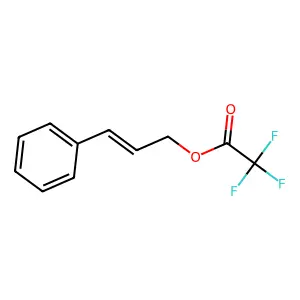 Acetic acid, trifluoro-, 3-phenyl-2-propenyl ester structure