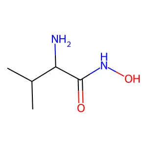 2-amino-N-hydroxy-3-methylbutanamide structure