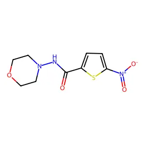 N-(Morpholin-4-yl)-5-nitrothiophene-2-carboxamide structure