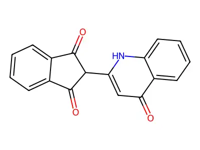 2-(1-Hydroxy-3-keto-inden-2-yl)-4-quinolone structure