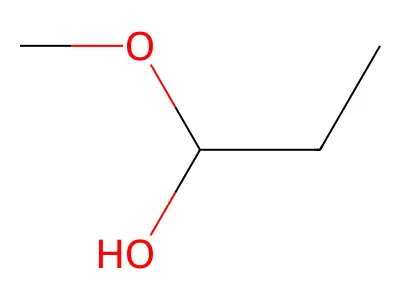 Propylene glycol methyl ether structure