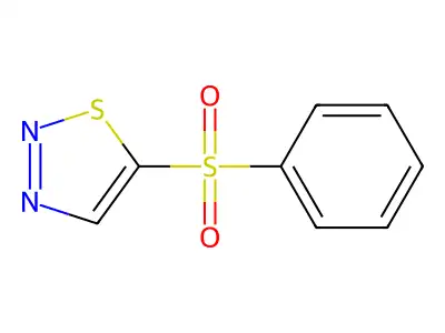 5-(Phenylsulfonyl)-1,2,3-thiadiazole structure