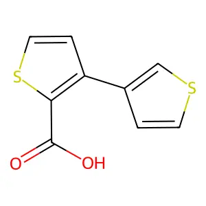 3-(Thiophen-3-yl)thiophene-2-carboxylic acid structure