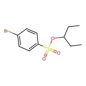 Benzenesulfonic acid, 4-bromo-, 1-ethylpropyl ester structure