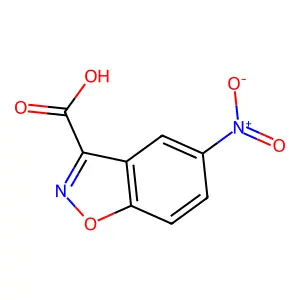 5-Nitro-1,2-benzisoxazole-3-carboxylic acid structure