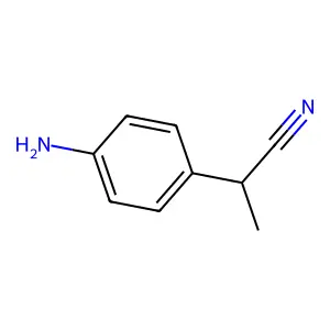 2-(4-Aminophenyl)propiononitrile structure