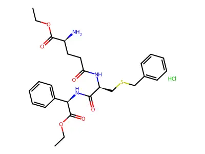 Ezatiostat structure