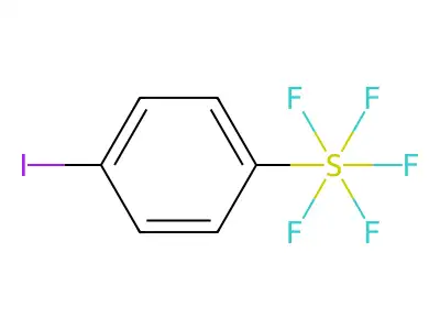 4-Iodophenylsulfur Pentafluoride structure