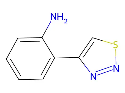 2-(1,2,3-Thiadiazol-4-yl)aniline structure