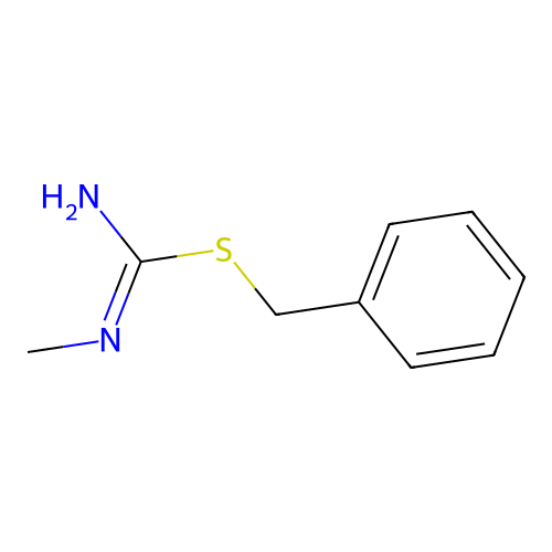 benzyl N'-methylcarbamimidothioate structure