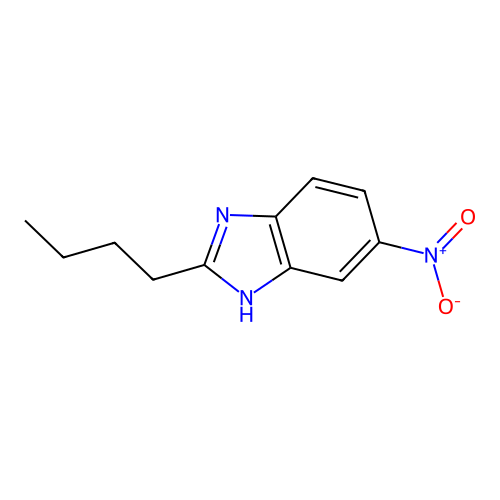 2-Butyl-6-nitro-1H-benzo[d]imidazole structure