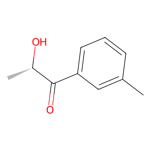 (2S)-2-hydroxy-1-(3-methylphenyl)propan-1-one structure