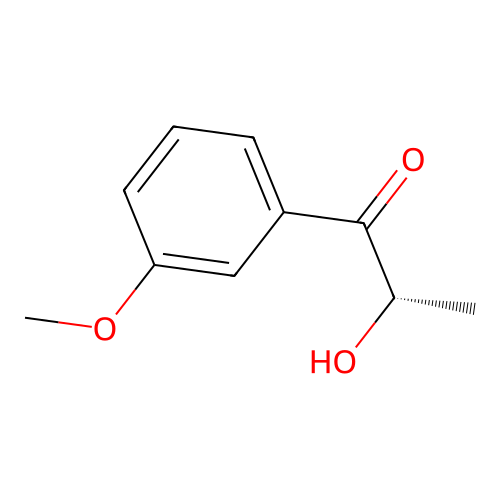 (2S)-2-hydroxy-1-(3-methoxyphenyl)propan-1-one structure