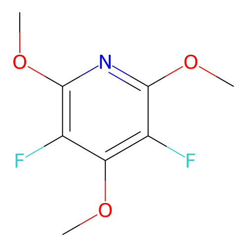 3,5-Difluoro-2,4,6-trimethoxypyridine structure