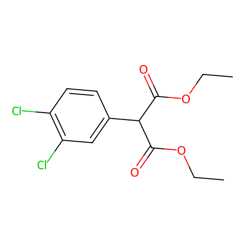 Diethyl 2-(3,4-dichlorophenyl)malonate structure