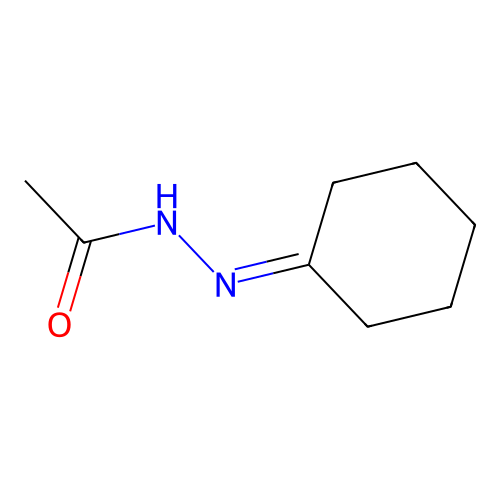N-(cyclohexylideneamino)acetamide structure