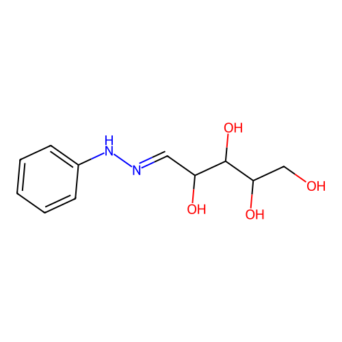 5-(Phenylhydrazinylidene)pentane-1,2,3,4-tetrol structure
