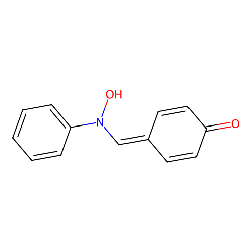 (Z)-N-(4-hydroxybenzylidene)aniline oxide structure