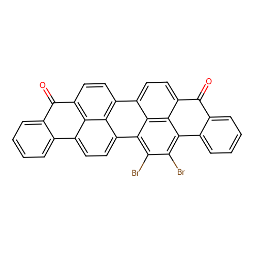 Anthra[9,1,2-cde]benzo[rst]pentaphene-5,10-dione, dibromo- structure