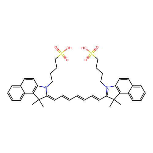Indocyanine green acid form structure