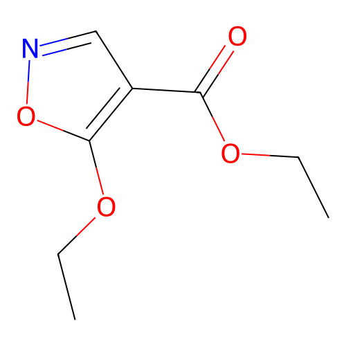 5-Ethoxyisoxazol-4-carboxylic acid, ethyl ester structure