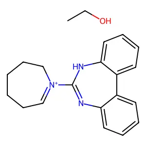 C19H21N3.C2H6O structure