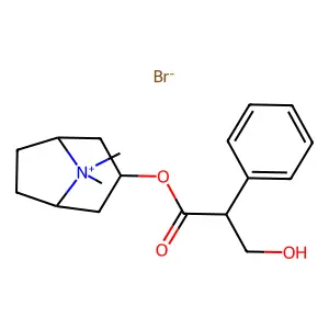 Atropine methylbromide structure