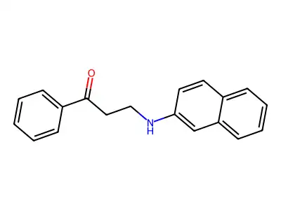 3-(2-Naphthylamino)propiophenone structure