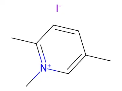 1,2,5-Trimethylpyridin-1-ium iodide structure
