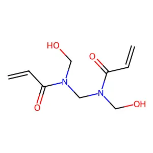 N,N'-亚甲基双[N-(羟甲基)丙烯酰胺] structure