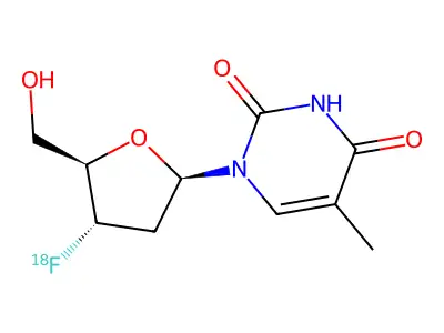 [18F]Fluorothymidine structure
