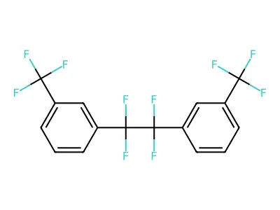 1,1'-(1,1,2,2-Tetrafluoroethane-1,2-diyl)bis[3-(trifluoromethyl)benzene] structure