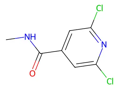 2,6-dichloro-N-methylpyridine-4-carboxamide structure