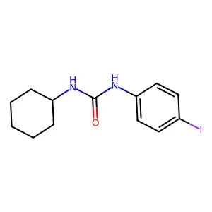 N-环己基-N'-(4-碘苯基)脲 structure