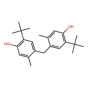 4,4'-Methylenebis(6-tert-butyl-m-cresol) structure