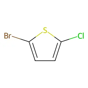 2-Bromo-5-chlorothiophene structure