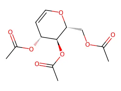 3,4,6-Tri-O-acetylglucal structure