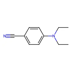 4-(二乙氨基)苯甲腈 structure