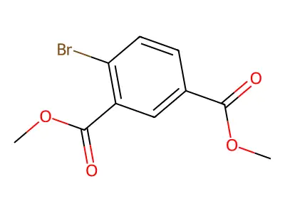 Dimethyl 4-bromoisophthalate structure