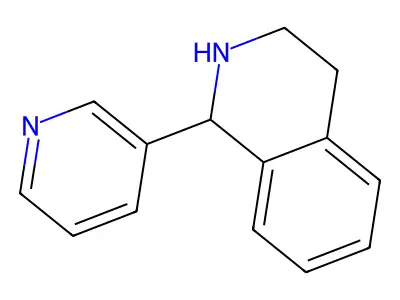 1,2,3,4-Tetrahydro-1-(3-pyridinyl)-isoquinoline structure