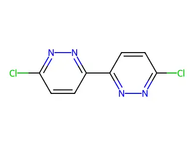 3-Chloro-6-(6-chloropyridazin-3-yl)pyridazine structure