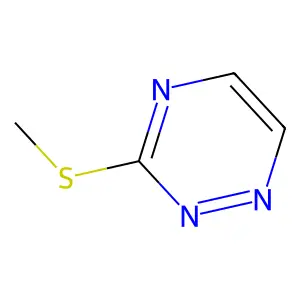 3-Methylthio-1,2,4-triazine structure