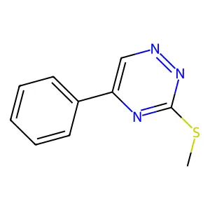 3-(Methylthio)-5-phenyl-1,2,4-triazine structure