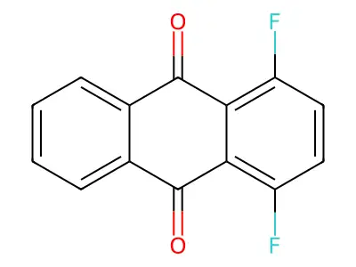 1,4-Difluoroanthraquinone structure