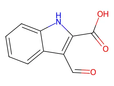 3-Formyl-1H-indole-2-carboxylic acid structure