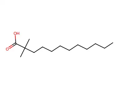 2,2-Dimethyldodecanoic acid structure