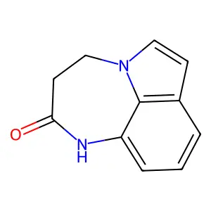 Pyrrolo(1,2,3-ef)(1,5)benzodiazepin-2(1H)-one, 3,4-dihydro- structure